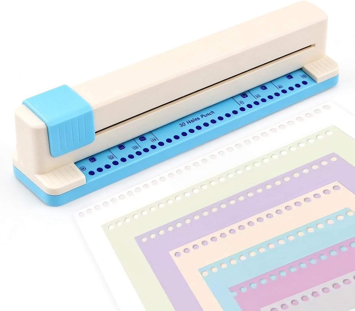 Bindapparaat handmatig 30 gaten - robuust ABS - ergonomisch design - perfect voor doe-het-zelfprojecten - ShopVlot
