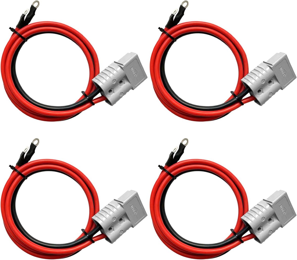 Forklift laadaansluiting 50A 600V - Anderson plug kabel - O-ring batterijverbinding - Ideaal voor boten en caravans - ShopVlot
