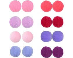 Namner Viltwol, 80 g, 8 viltwol, viltwol, droog vilten, viltnaald, viltwolset, knutselen, zomer (paars) - ShopVlot