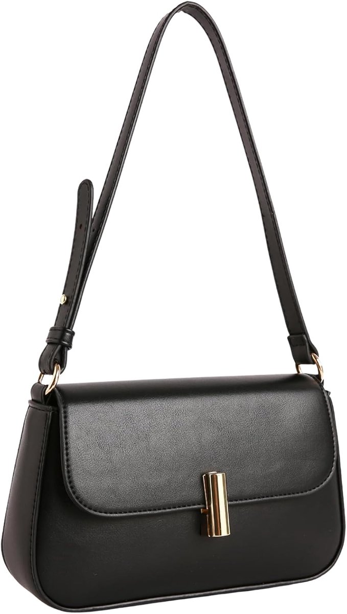 Travistar Women's Handbag Small Elegant Shoulder Bag Women's PU Leather Hobo Bag Y2k Zip Bag for Teenage Girls - ShopVlot