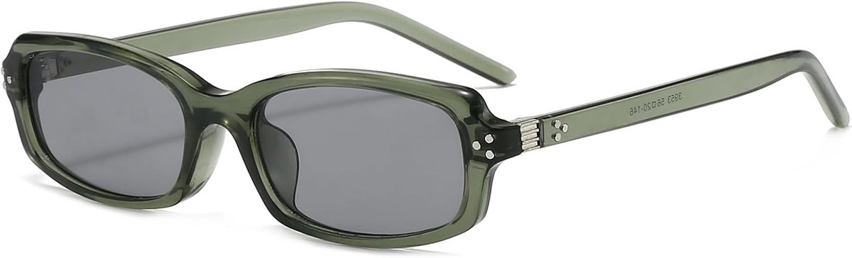 Rechthoekige zonnebril voor dames en heren - Retro 90s stijl - UV400 bescherming - Trendy accessoire - ShopVlot
