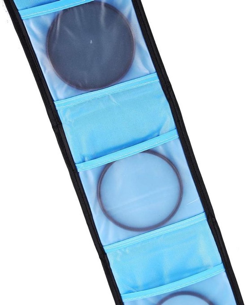 Opbergtas Weerbestendig - Camera Filter - Bescherming voor 3 Filters - Nylon - Antistatisch - Praktisch en Duurzaam - Filterkoffer