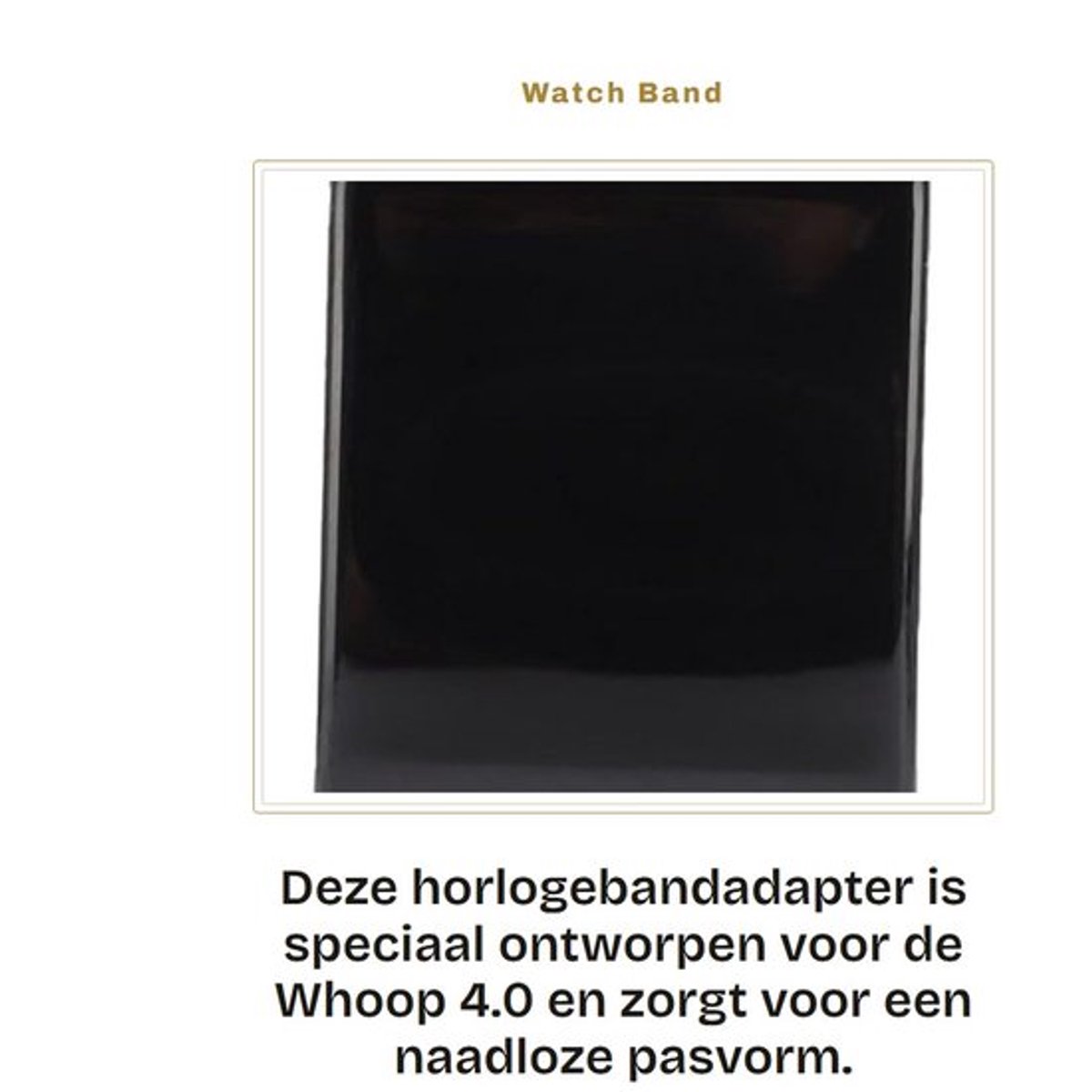 Watch Band Adapter voor Whoop 4.0 Horloge