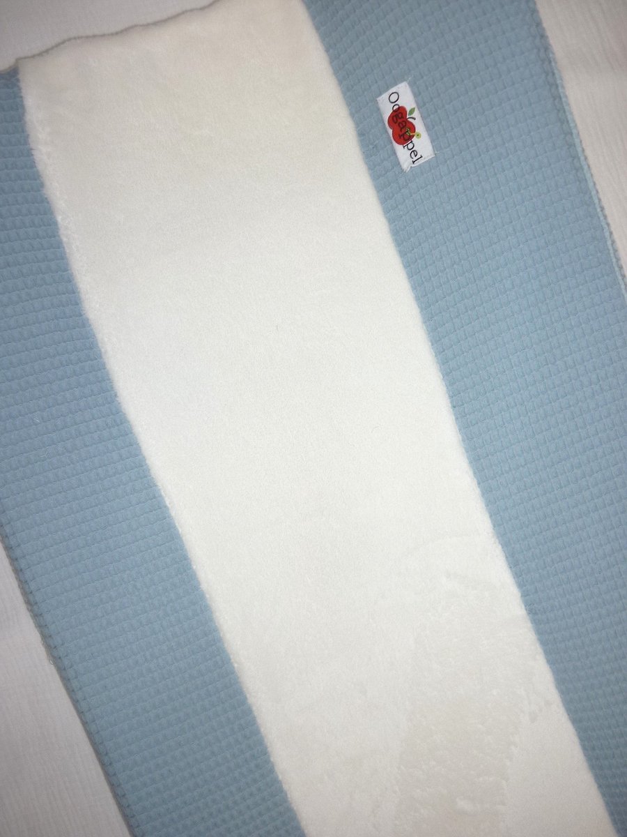 Oogappel Aankleedkussenhoes Waskussenhoes Licht Blauw 70x50cm-Blauw