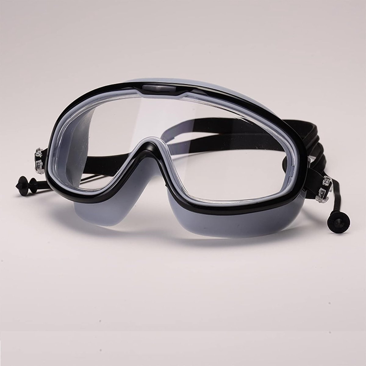 Zwembril met Oordoppen - Geen Lekken - UV Bescherming - Anti-Fog Technologie - ShopVlot