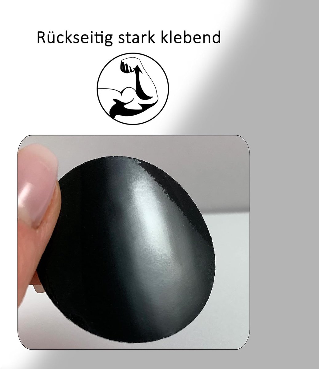 Kletpins Ø80 mm - extra groot - zelfklevend - sterke verbinding voor meubels - ShopVlot