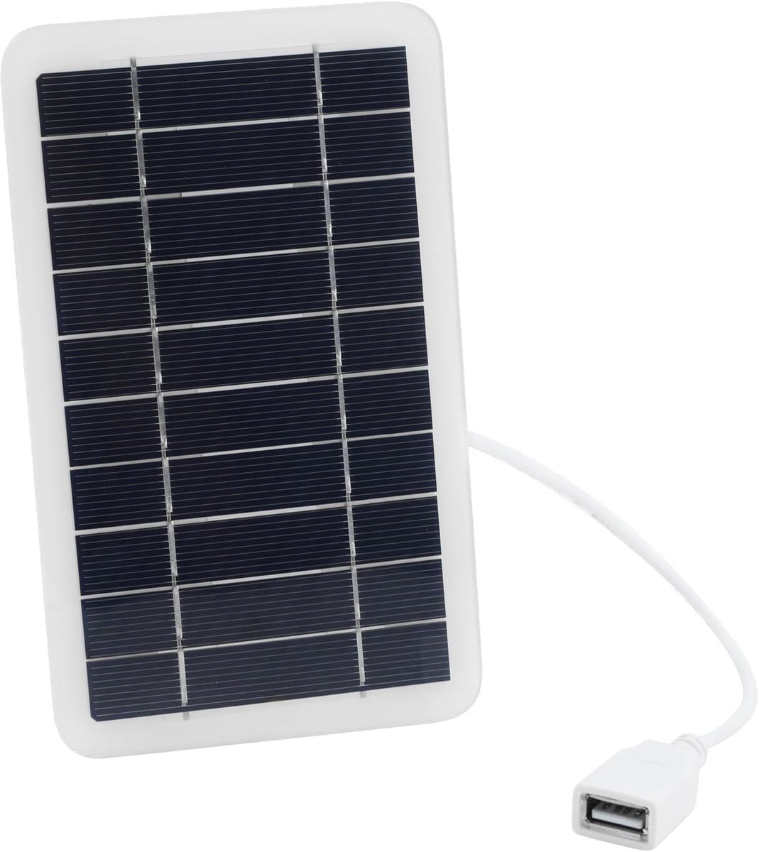 Zonnepaneel 2 W 5 V - USB-aansluiting - draagbaar - ideaal voor outdoor gebruik - ShopVlot