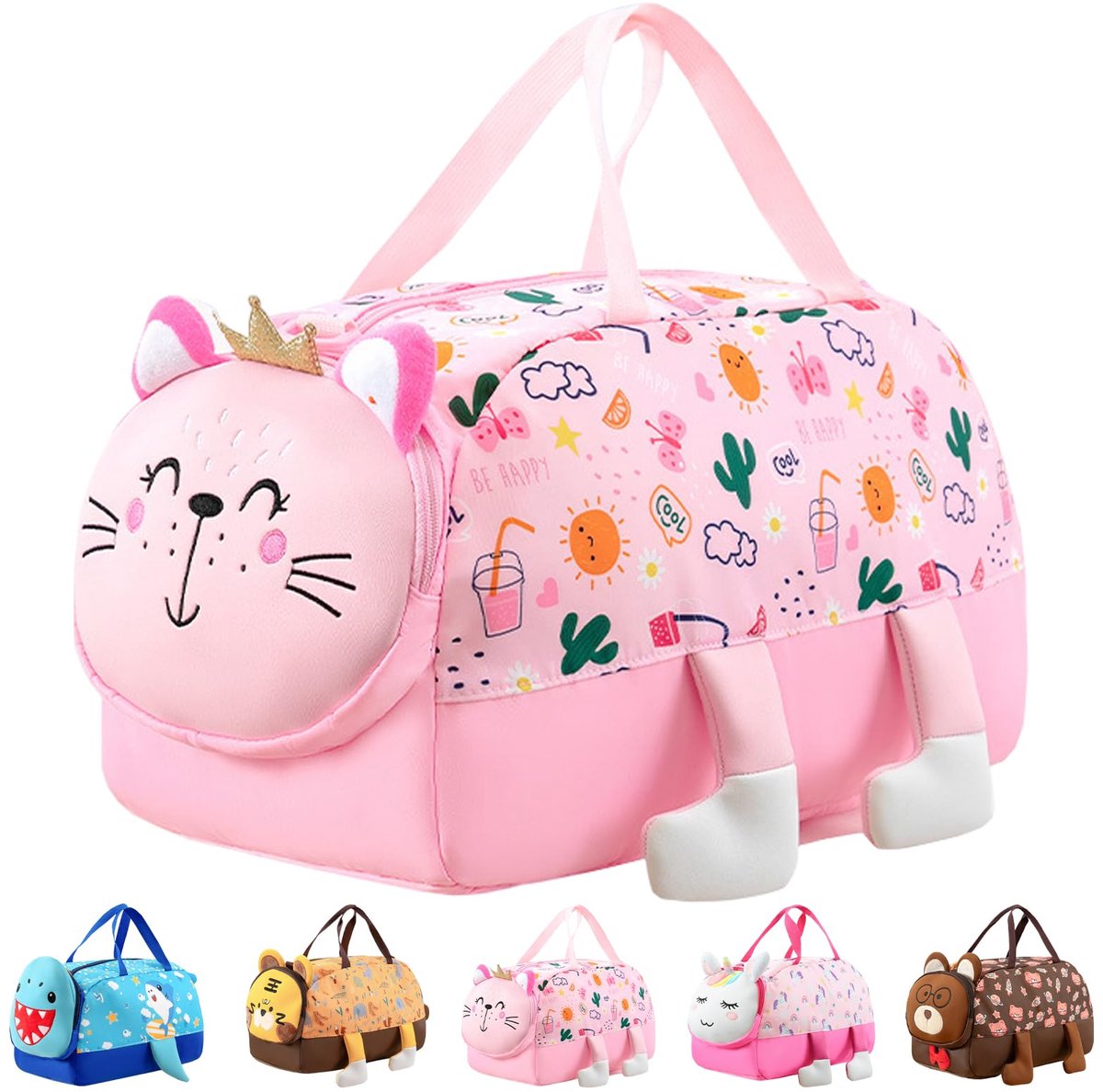 Sporttas voor kinderen 48x20x25cm - waterdicht - nat vak - ideaal voor zwemmen - ShopVlot