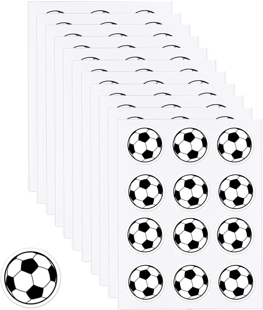 Voetbalstickers 120 Stuks - Waterproof Zelfklevend - Perfect voor D.I.Y. Decoratie - ShopVlot