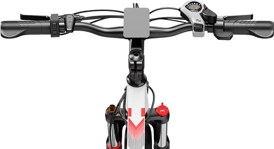 HEADEER BK1350 E-bike - 26 inch - 56km actieradius - 48V 13.5Ah accu - Topsnelheid 25 km/u - Wit — afbeelding 5
