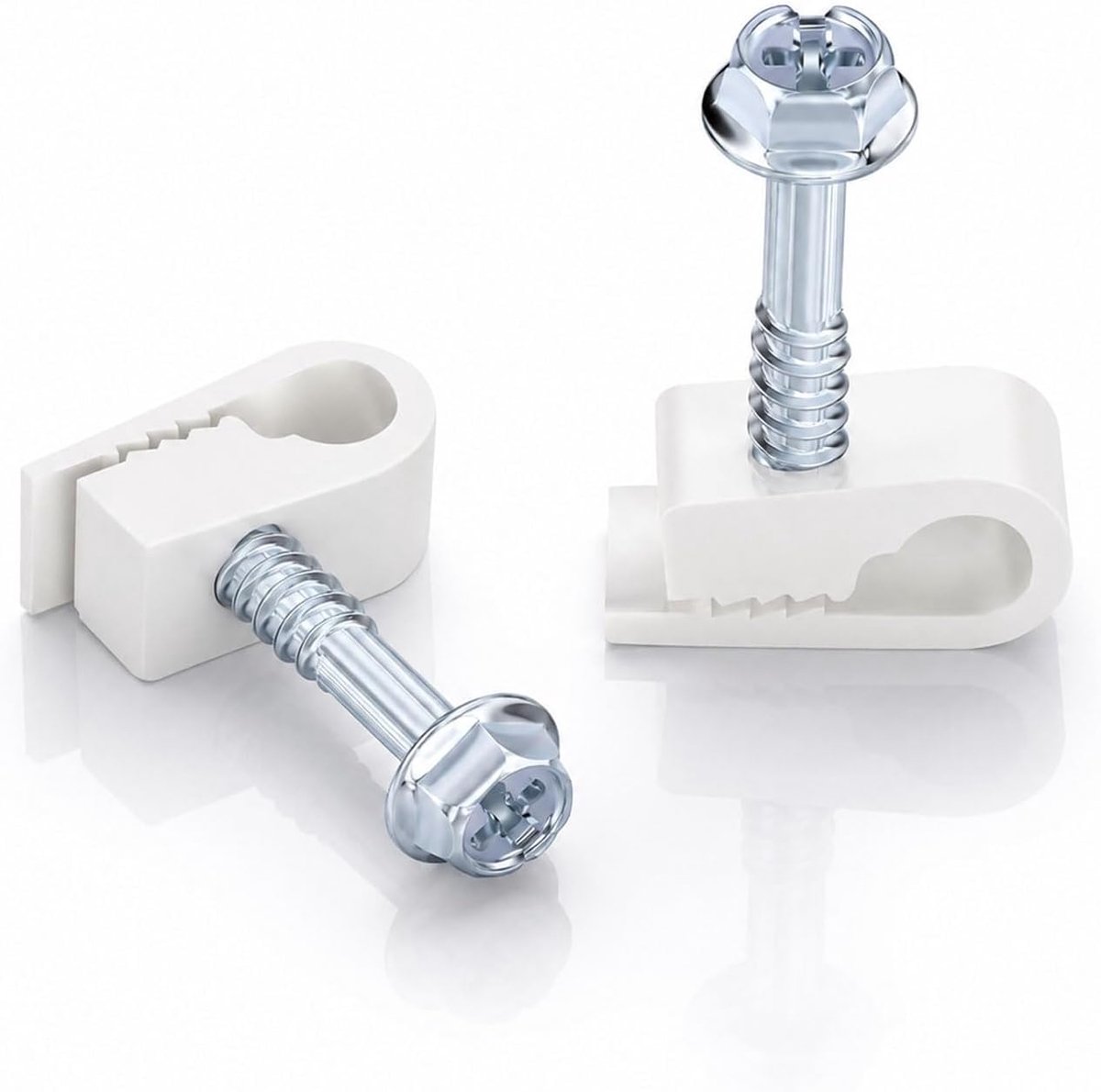 30 stuks kabelclips met schroeven UV-bestendig buitenkabelbeheerset - ShopVlot