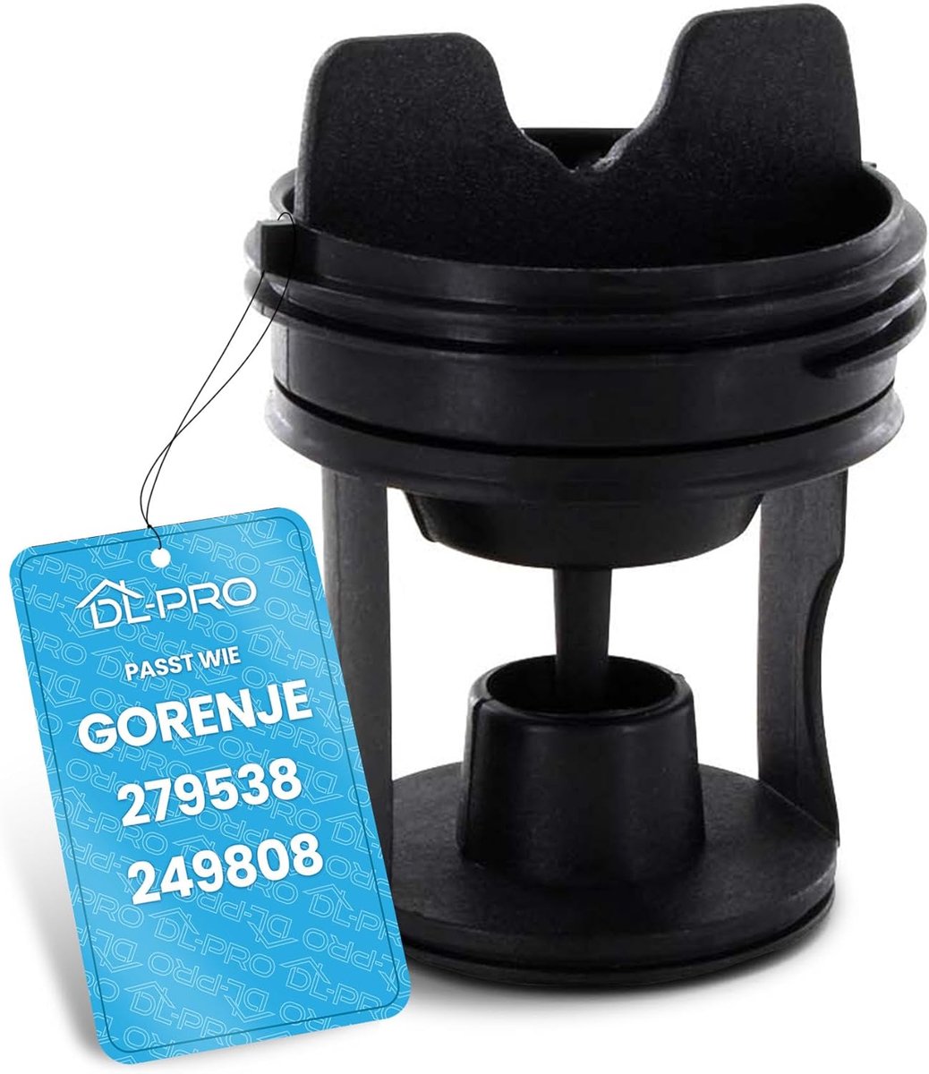 Lintzeef insert Gorenje 279538 - plastic - zwart - voorkomt verstoppingen - ShopVlot