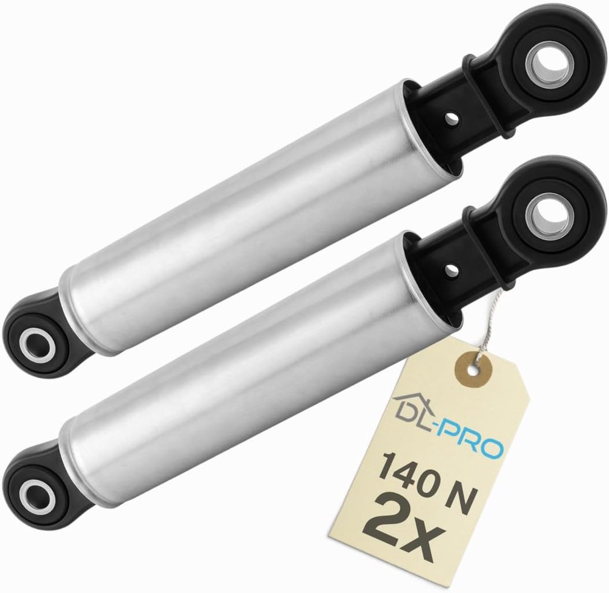 Schokdempers 2 x 8mm - Compatibel met Miele 400/700/800/900 - Vervangingsonderdelen - Betrouwbare demping - ShopVlot