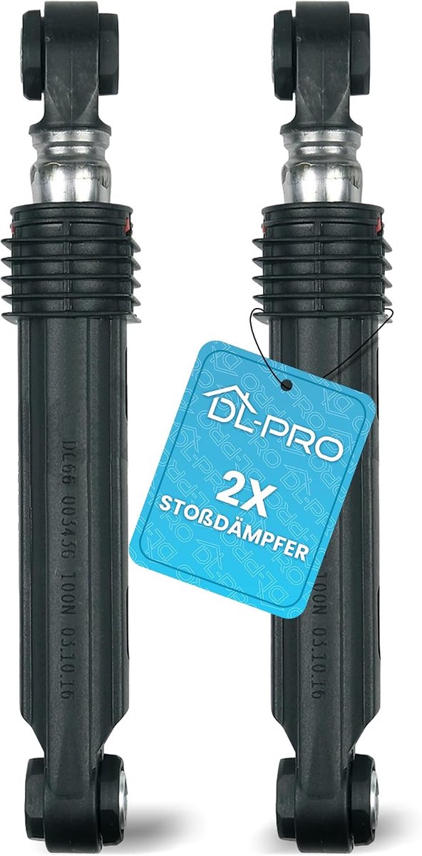 Schokdempers 100N - 2x Vibration Damper - Compatibel met Samsung DC66-00343G - Vermindert geluid bij wasmachine - ShopVlot