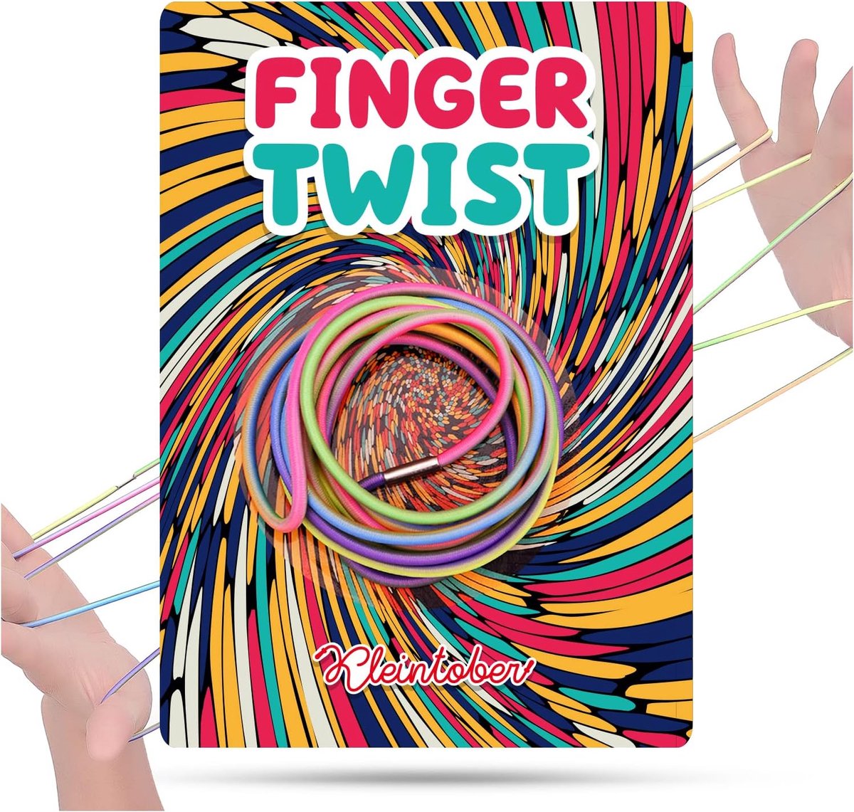 Vinger Twister Spel voor Kinderen - Premium Kwaliteit - Inclusief Videoinstructies - Perfect voor Activiteiten en Reis - ShopVlot