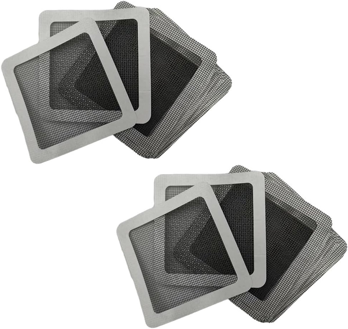 Afvoergat haarvanger - zelfklevend 15 x 15 cm - set van 40 - voorkomt verstoppingen - ShopVlot