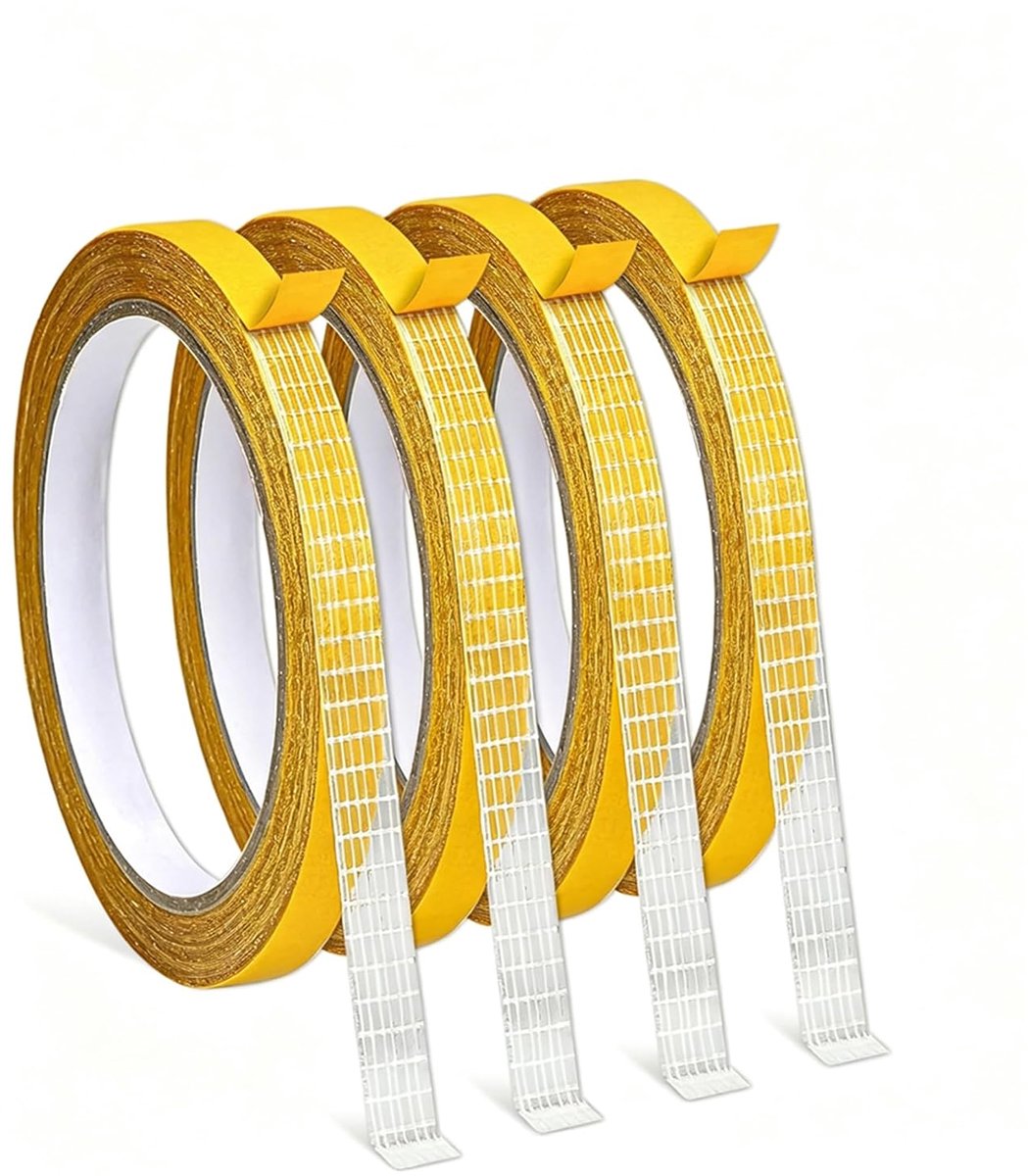 Dubbelzijdige stof tape 1 inch x 33FT - verwijderbaar - heavy duty kwaliteit - ideaal voor stof en andere materialen - ShopVlot