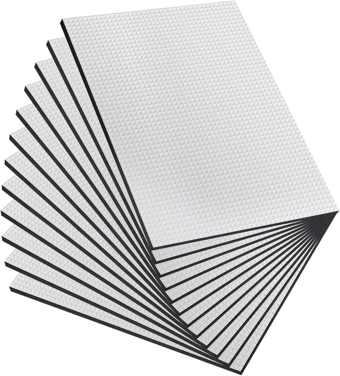 Geluidisolatie mat 12 stuks 40x25cm - Zelfklevend - Vochtwerend - Vermindert motor- en weggeluid - ShopVlot