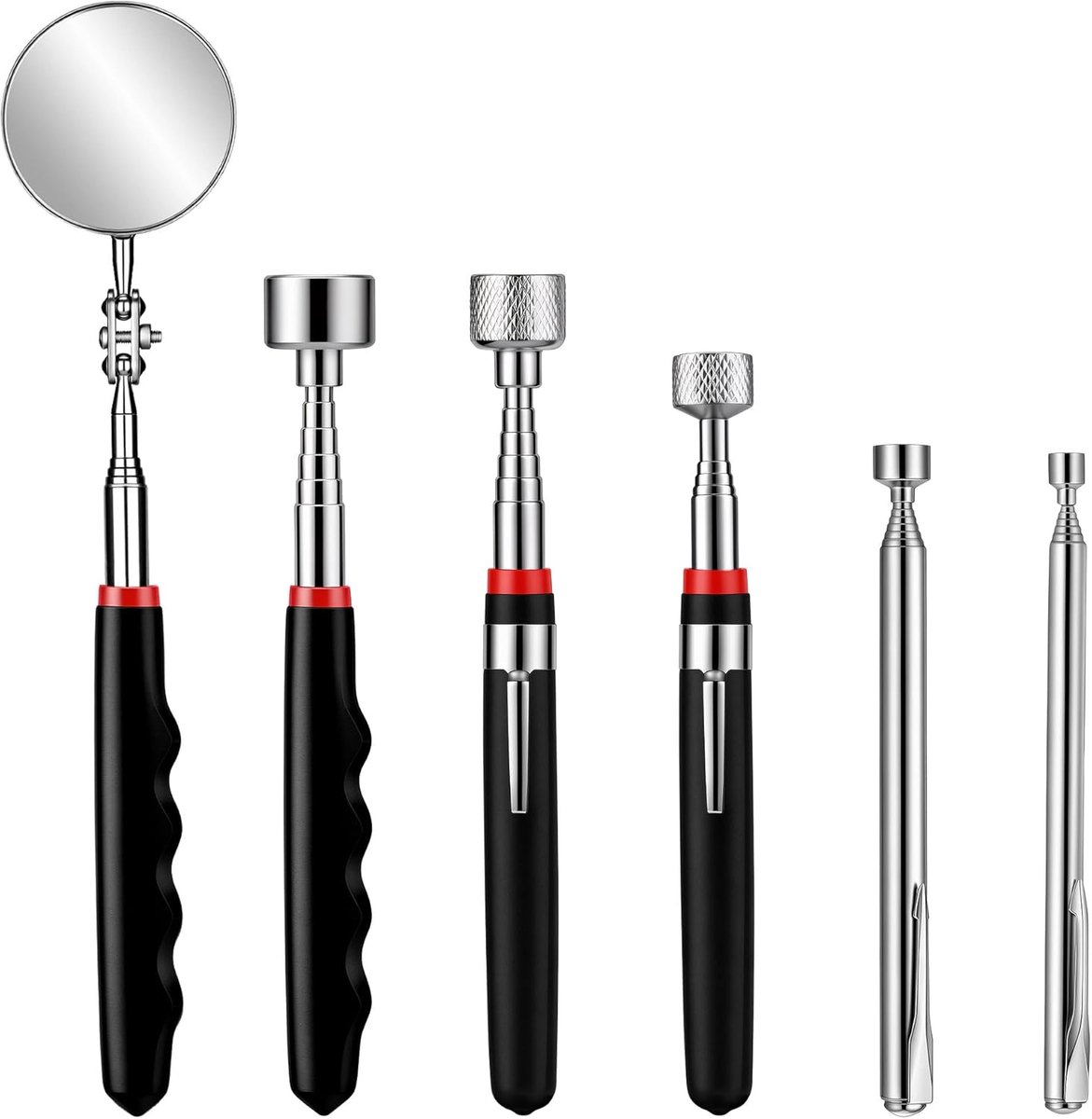 Telescopische magnetische pick-up tool - 60 cm - sterke magneet - ideaal voor het oppakken van metalen voorwerpen - ShopVlot