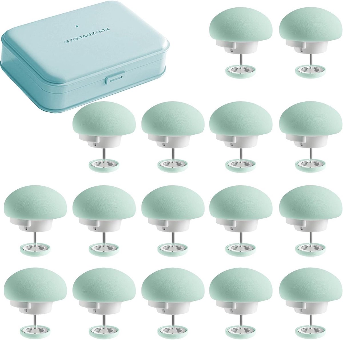 Duvet clips 16pcs - Beige, Roze, Blauw, Groen - Duurzaam materiaal - Eenvoudig beddengoed bevestigen - ShopVlot