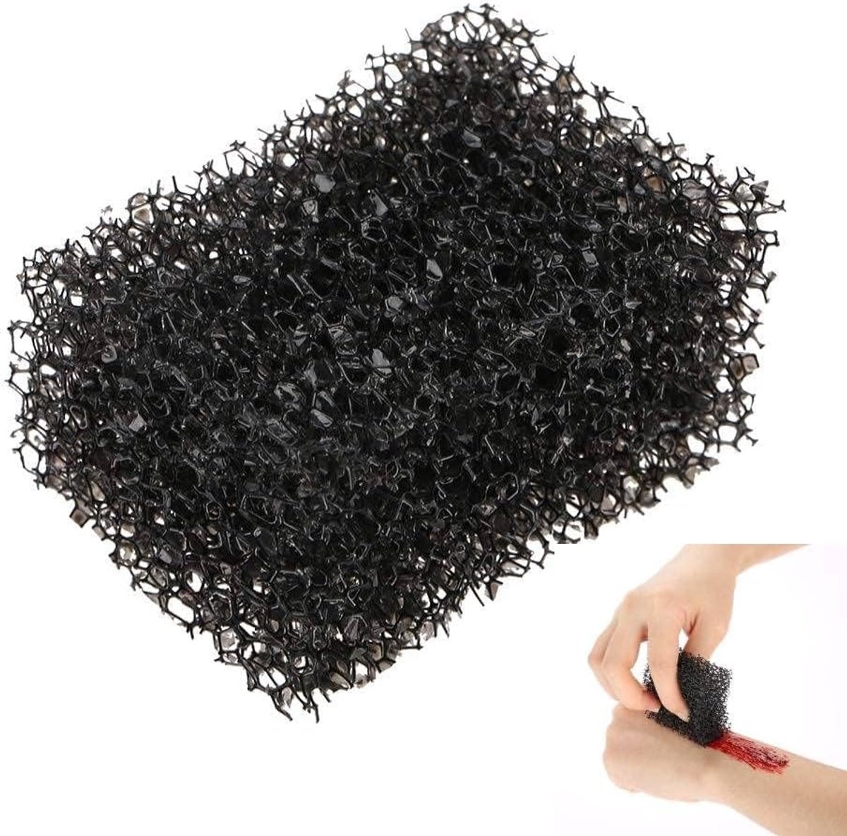 Makeup stipple spons - fine hole - speciale effecten - realistische wonden maken - ShopVlot