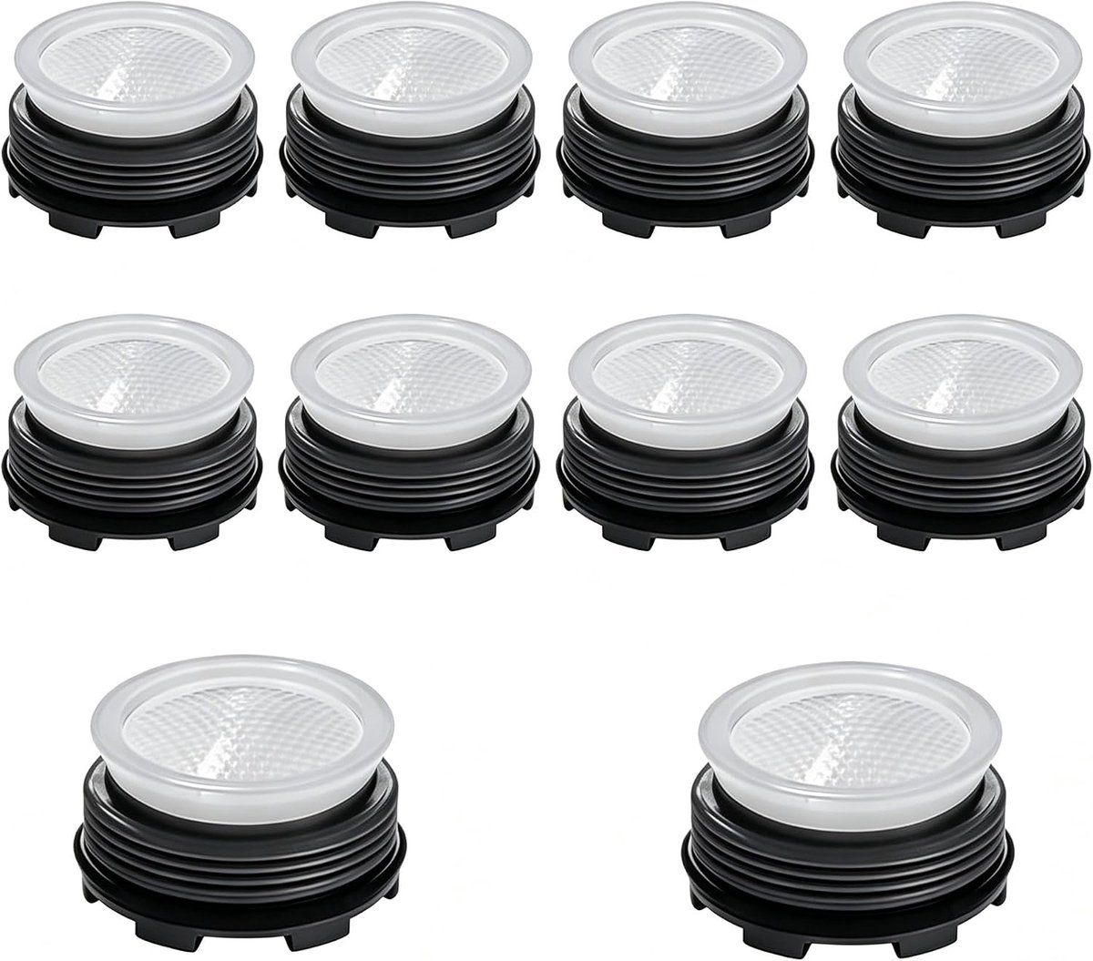 Beluchter 24 mm - 10 Stuks Kraan Beluchter M24 Buitendraad - Inclusief 2 Montagesleutels - ShopVlot