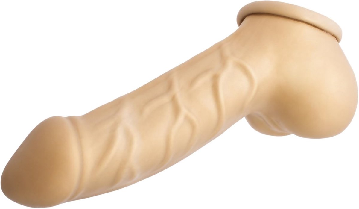 Latex Sleeve met contouren - Goud - Sterke aderen - Voor een unieke ervaring - ShopVlot