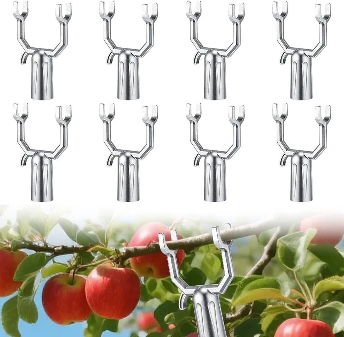 Taksteunen voor fruitbomen - Y-vorm - Aluminium - Voorkomt takbreuk - ShopVlot