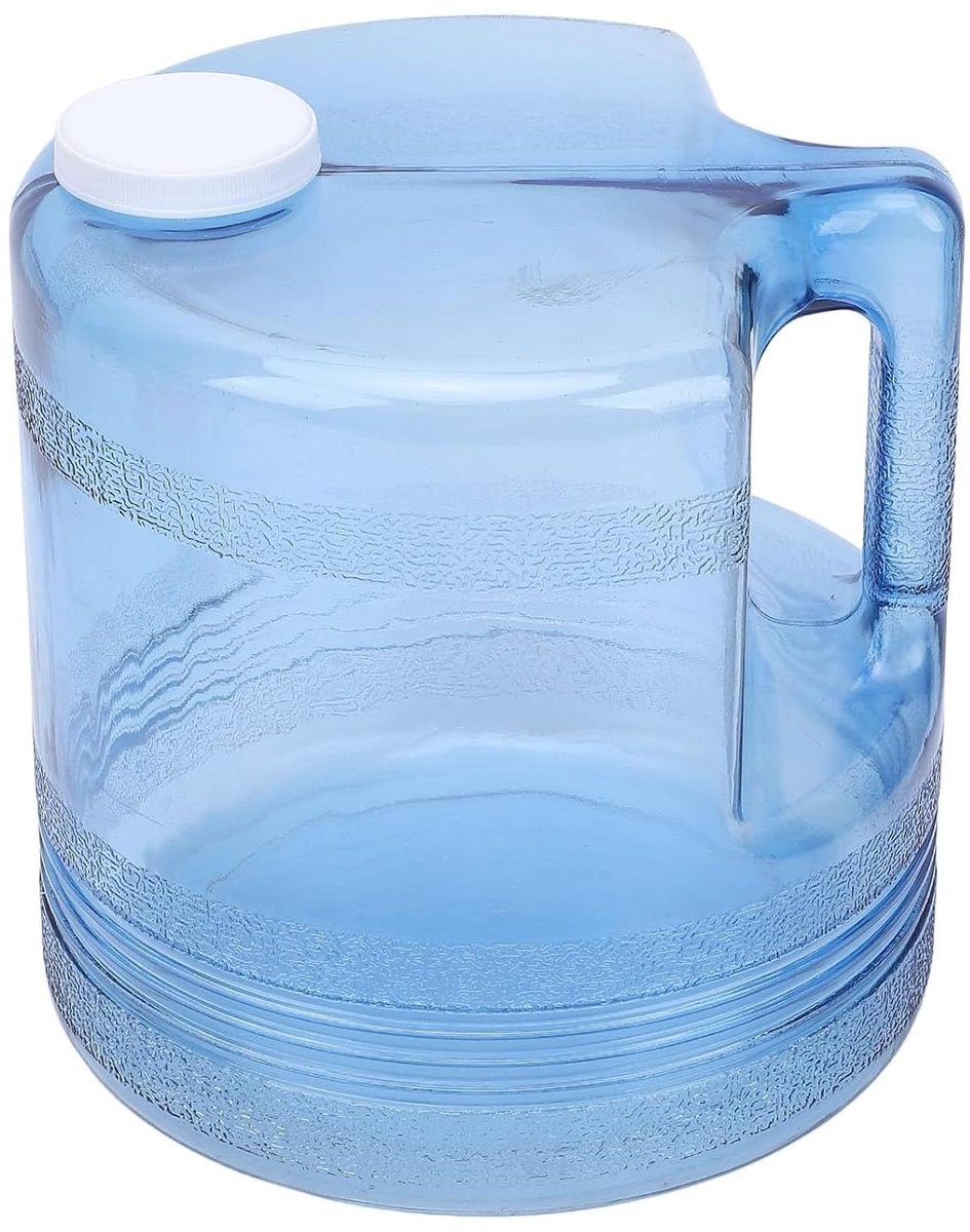 Container Gedestilleerd Water - Water Opslagfles - Thuisgebruik Hygiëne - Voedselveilig PP Materiaal - 4 Liter - Transparant