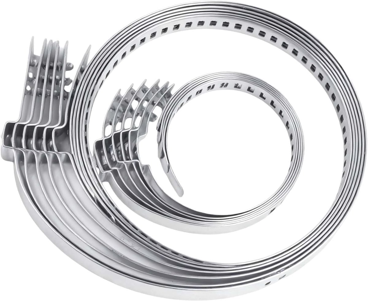 Hose clamps set van 20 - RVS - verstelbaar - ideaal voor autotoepassingen - ShopVlot