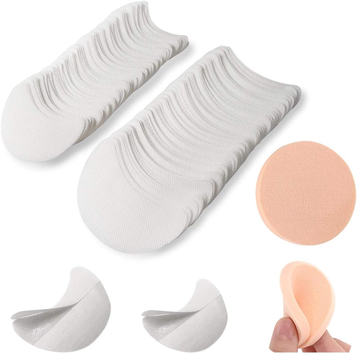 Oogschaduwplaten 200 Stuks - Gel Patches met Spons - Beschermt Ogen bij Make-up - Ideaal voor Wimperextensions - ShopVlot
