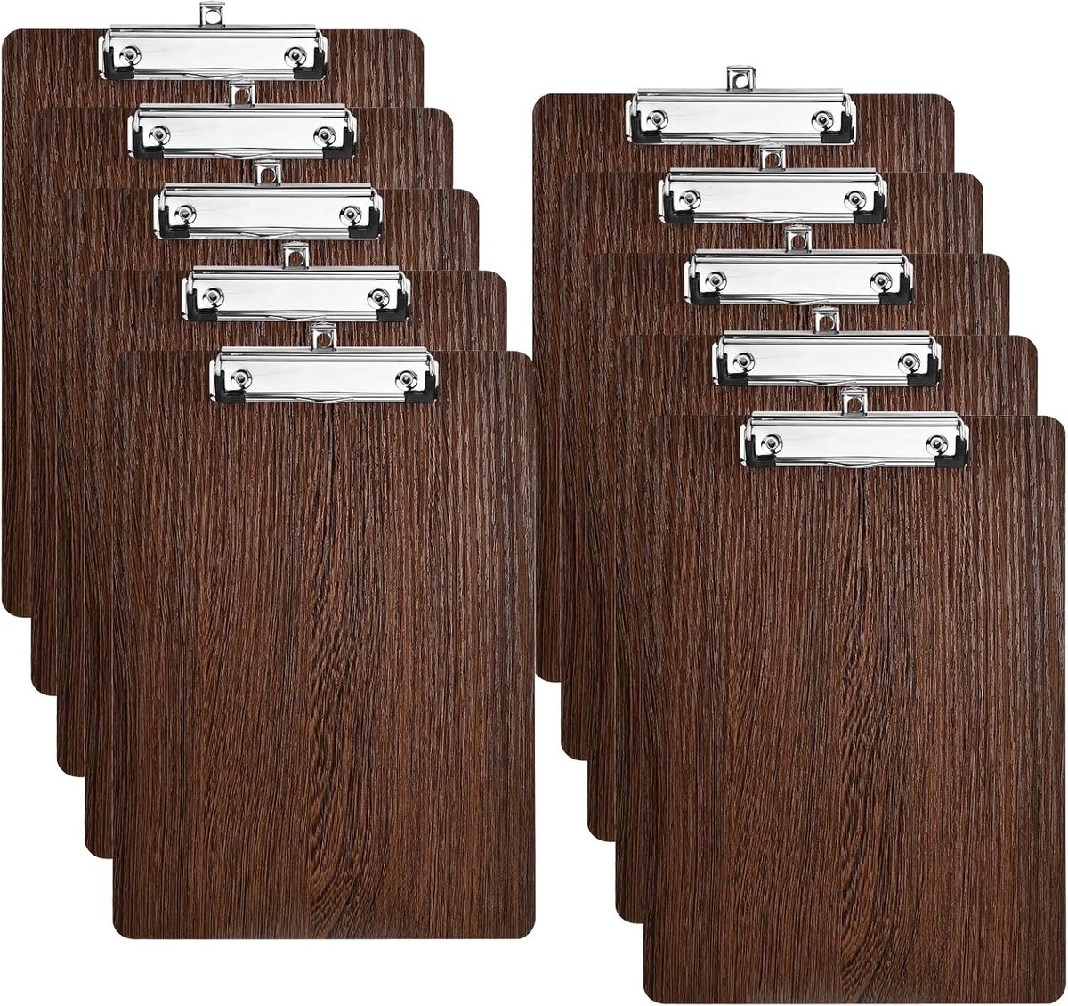 Klembord - Hout - A4 - Met stevige metalen clip en beschermende hoeken - Voor School, Kantoor en Restaurants