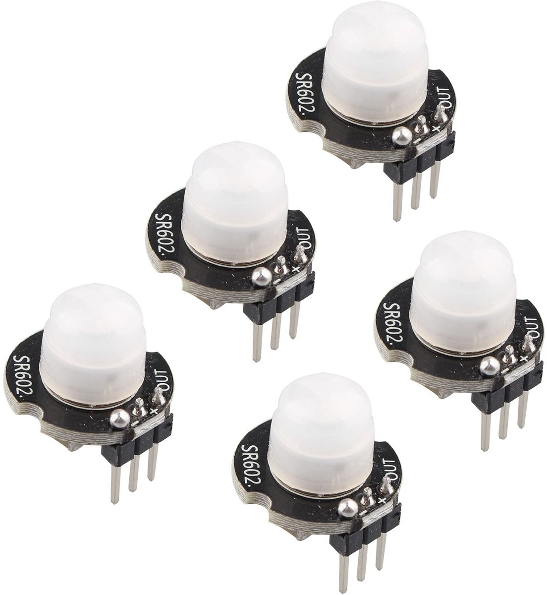 Solidchoice - 5 Stuks Pyroelectric Infrared Sensor Module voor Beveiliging