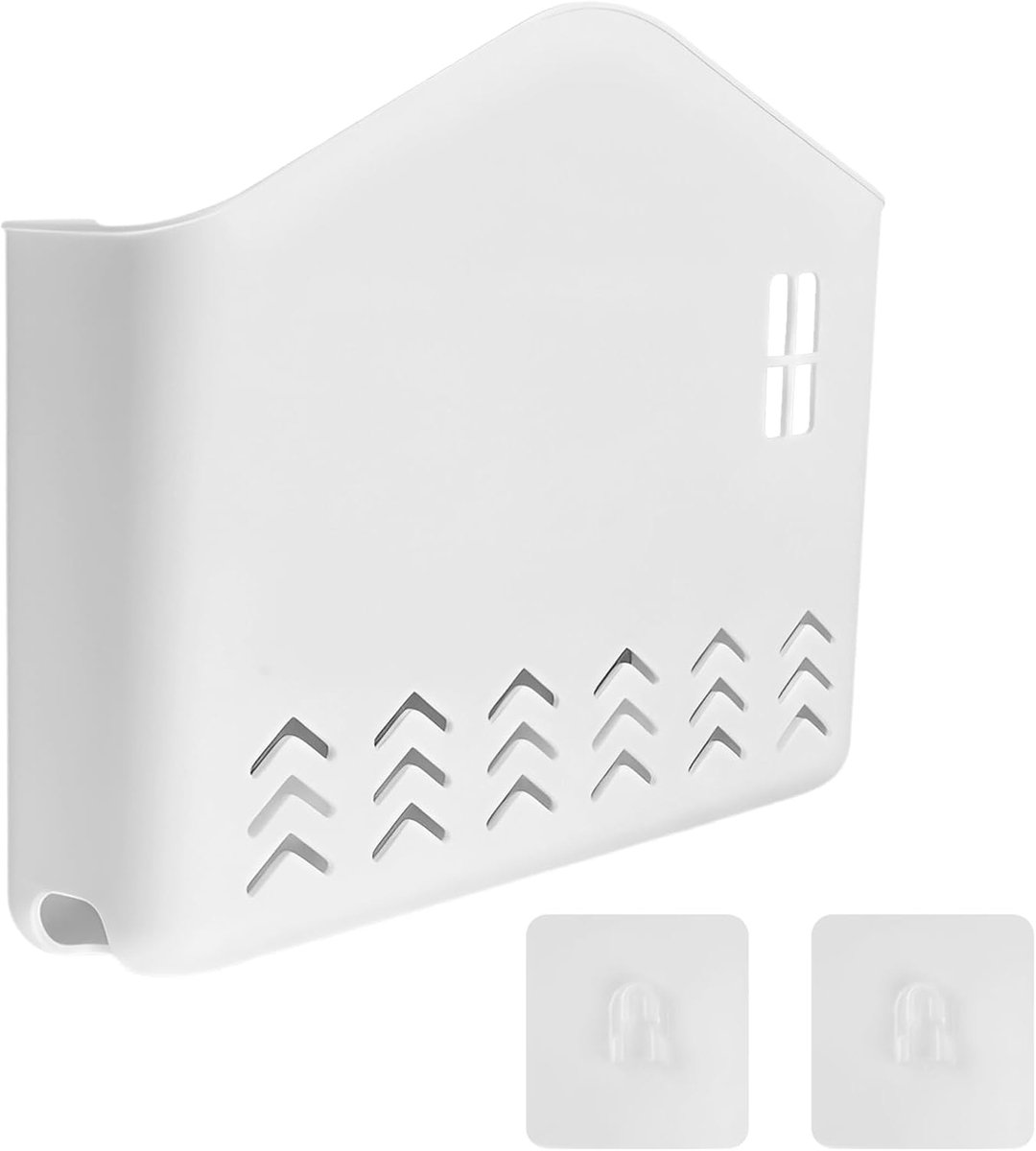 Router box 30 x 17 x 6 cm - Wandmontage - Wit - Perfect kabelbeheer - ShopVlot