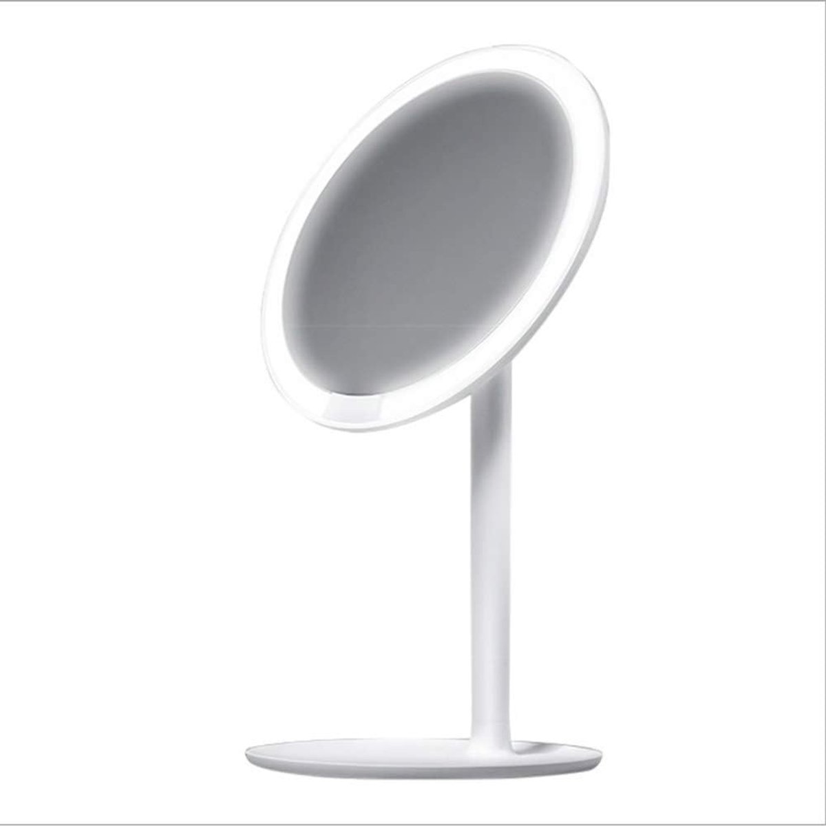 Make-up spiegel met aanraak LED verlichting - 6,5" breed draaibaar - helder licht voor perfecte make-up - ShopVlot