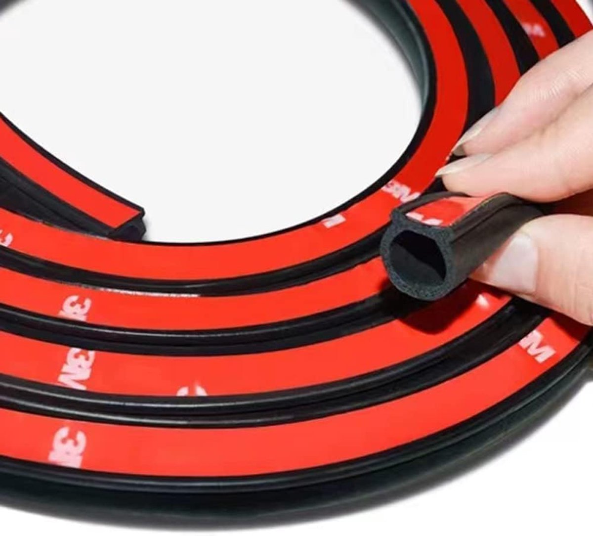 6 m/12 m autodeurafdichting, autodeurafdichting, zelfklevende rubberen afdichting, autodeurafdichting, autodeurafdichting, voor auto's, boten, campers, vrachtwagens (6 m)