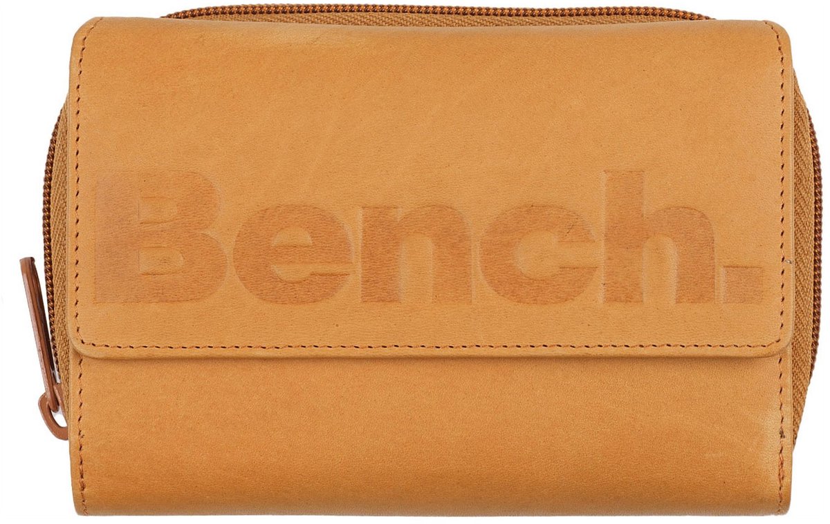 Bench Portemonnee 14 cm - Dames - Horizontaal - ocker