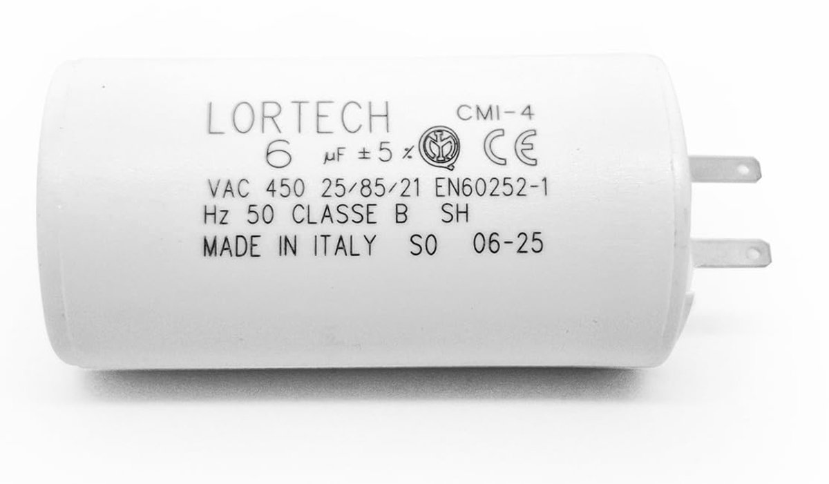 6 µF condensator voor rolluiken - 56 mm lengte - 30 mm diameter - gemakkelijk te installeren - ShopVlot