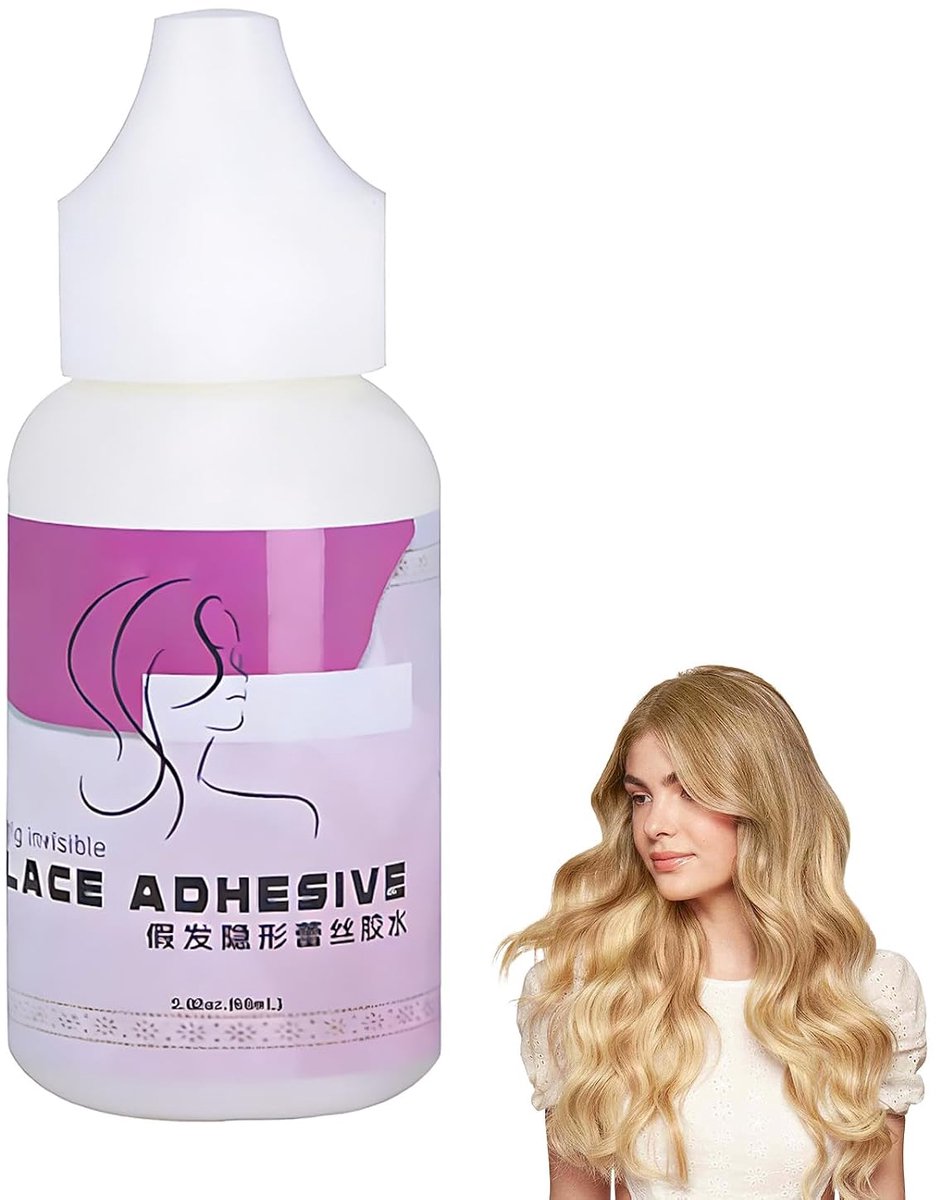 Haarlijm 60 ml - onzichtbare pruikenlijm - sterke hechting - water- en oliebestendig - ShopVlot
