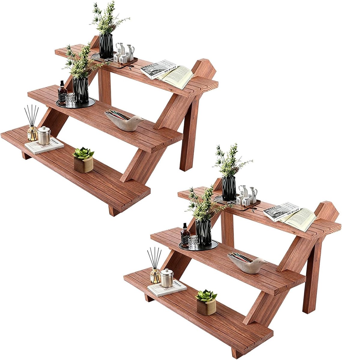 2pcs 3-layer retail earring display riser - ShopVlot