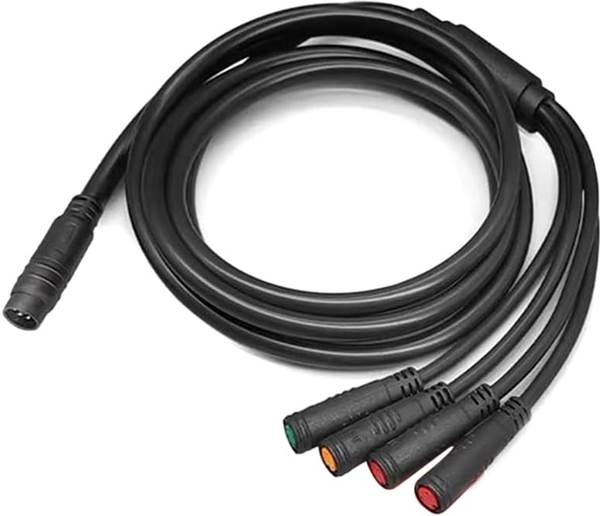E-bike connection, 1T4, extension cable, 105 cm, connection for e-bike, gas brake, display, accessories for electric - ShopVlot