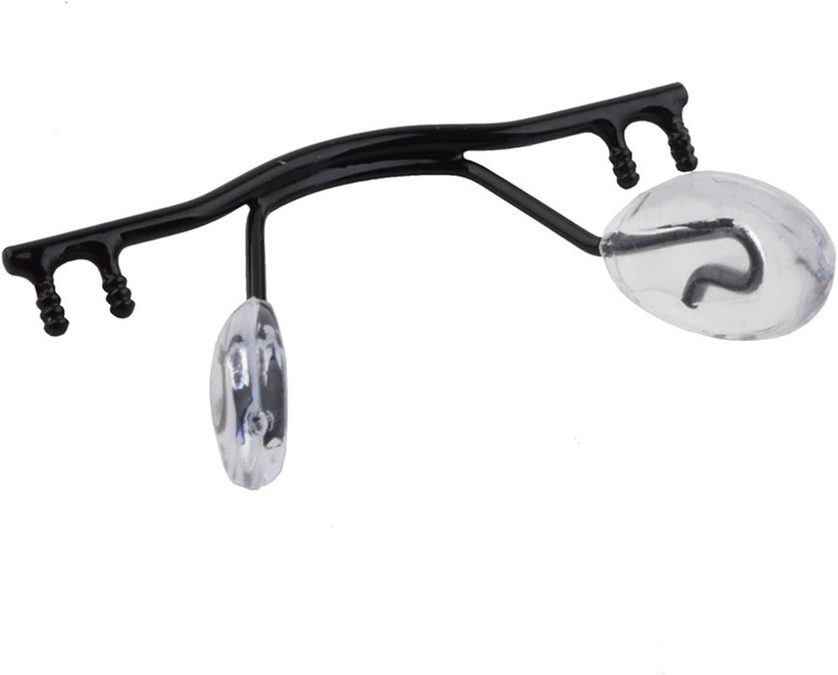 10pcs Glasses Nose Bridge Glasses Nose Pad Arm Metal Frameless Optical Frame Nose Bridge Nose Pad Bracket Glasses - ShopVlot