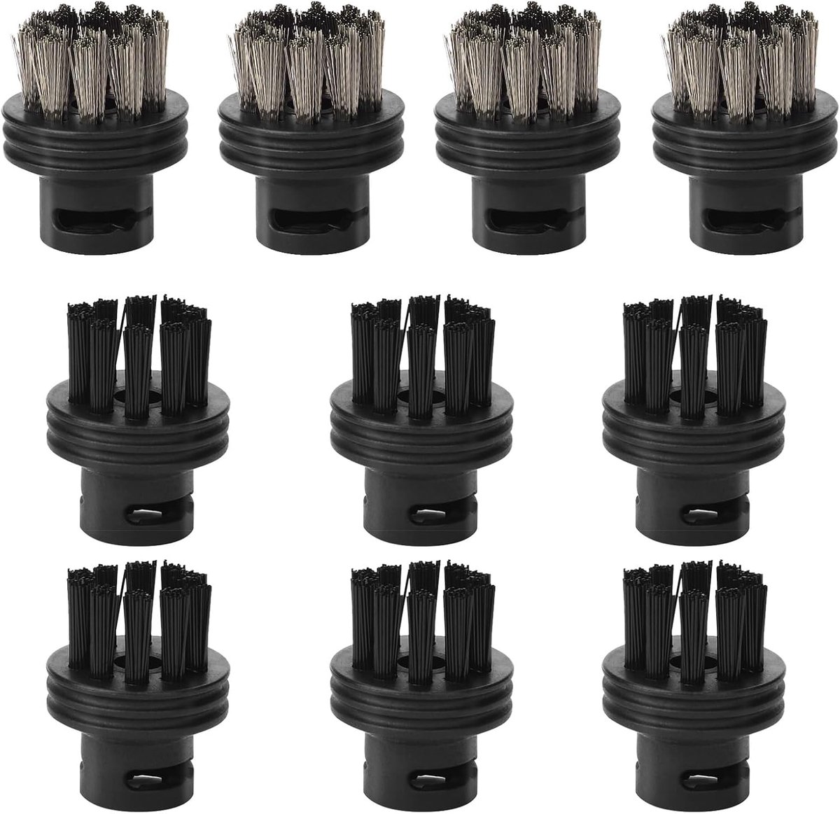 10 sets of steam cleaner brush heads, compatible steam cleaner, spare parts, accessories, hard surface brush heads (6 - ShopVlot