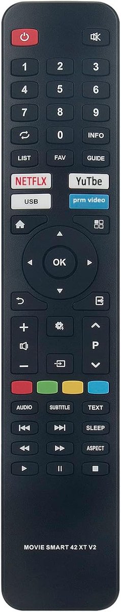 ALLIMITY Replace the remote control suitable for Dyon SMART 42 XT V2 - ShopVlot