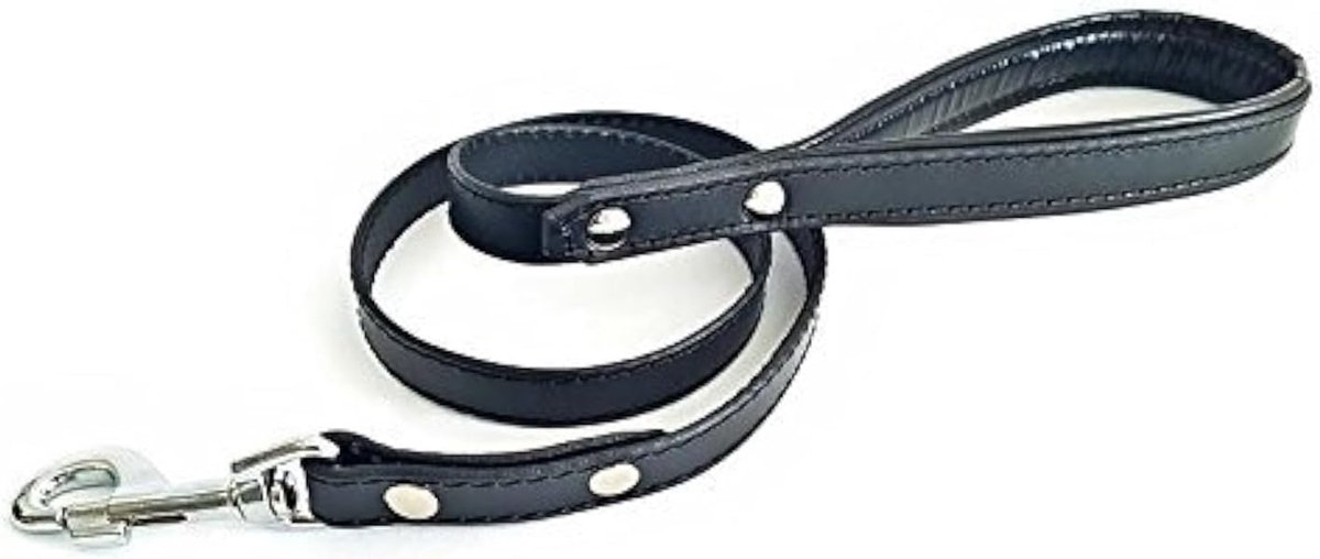 Bestia Genuine leather dog lead. 43 inches long, 0.8 inches wide. Heavy snap. Handmade. - ShopVlot