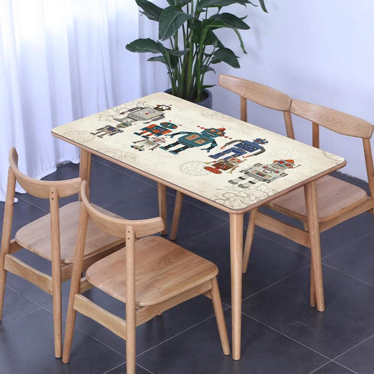 Tafelkleed schattig cartoon anti-scalding TV kast computer bureau tafel mat slaapkamer eettafel - ShopVlot