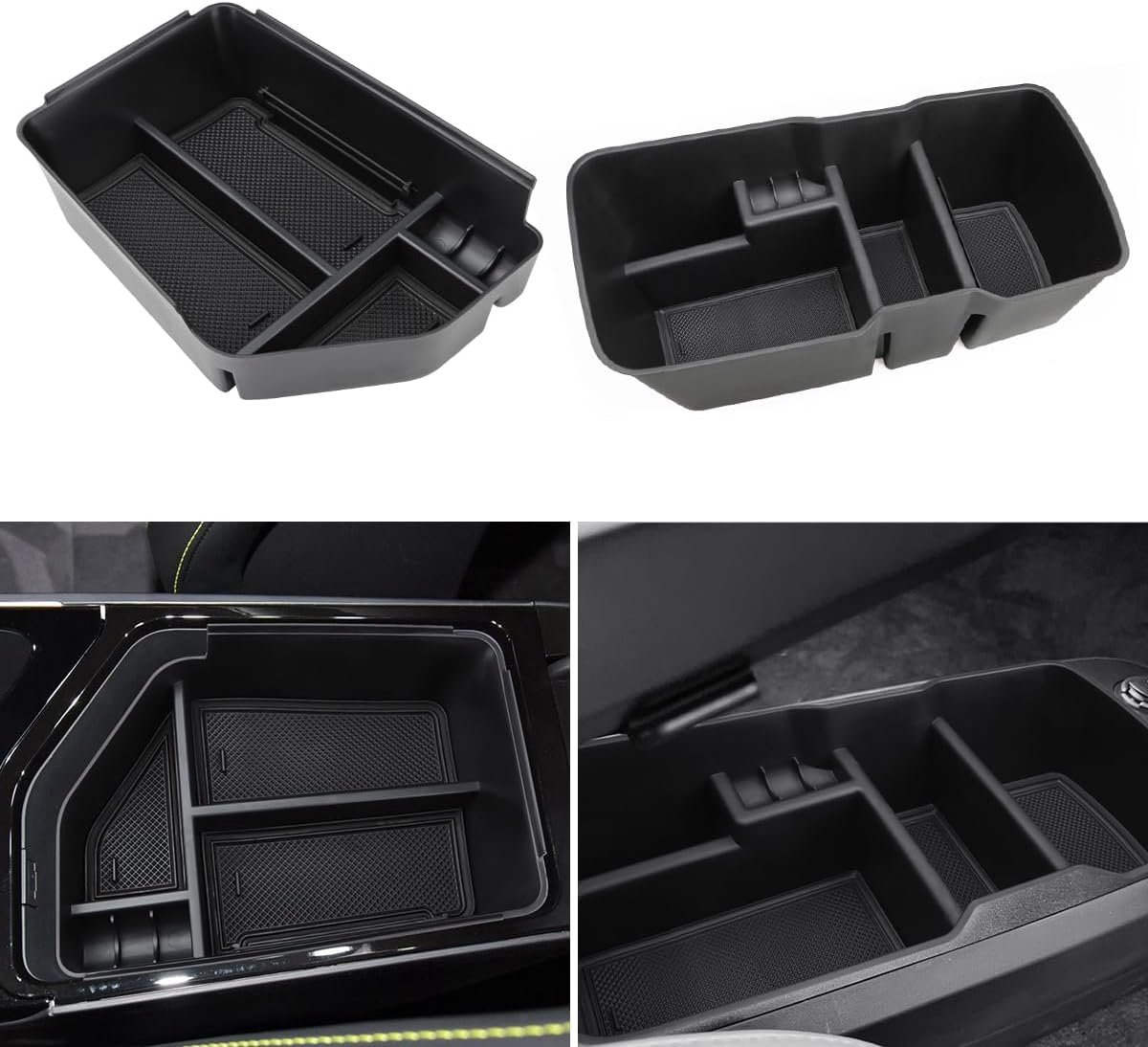 Center Console Storage Box, Compatible with EV6 2021, 2022, 2023, Armrest Organizer Tray, Compatible with EV6 2021 - ShopVlot