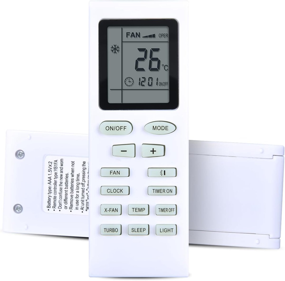 Replacement remote control suitable for GREE A/C air conditioning YB1FA YB1F2 - ShopVlot