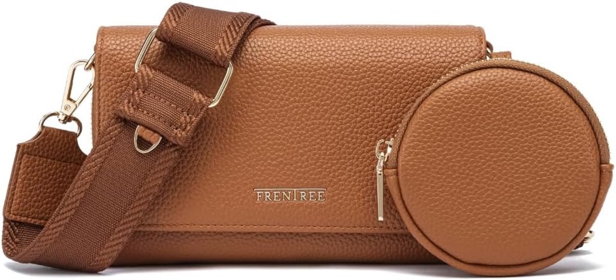 Frentree Women's Small Shoulder Bag Crossbody Bag Purse Shoulder Bag Elegant Compact Modern Zip Large Storage Bag - ShopVlot