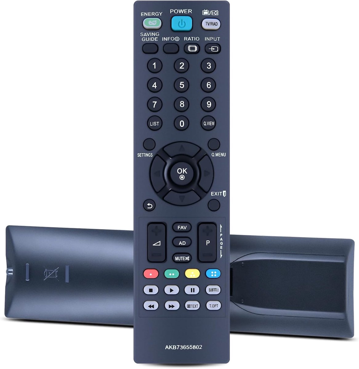 New AKB73655802 Replacement Remote Control for LG TV 19LS3500 22LS3500 26LS3500 26LT360C 32LS3400 32LS3450 32LT360C - ShopVlot